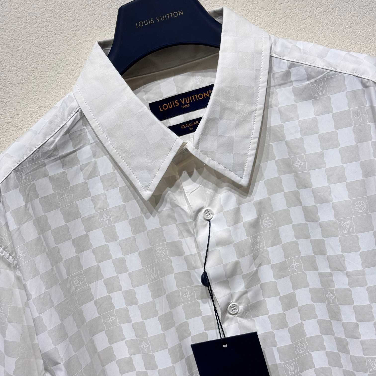 Louis Vuitton Short-Sleeved Cotton Shirt  1AFJW5 - DesignerGu