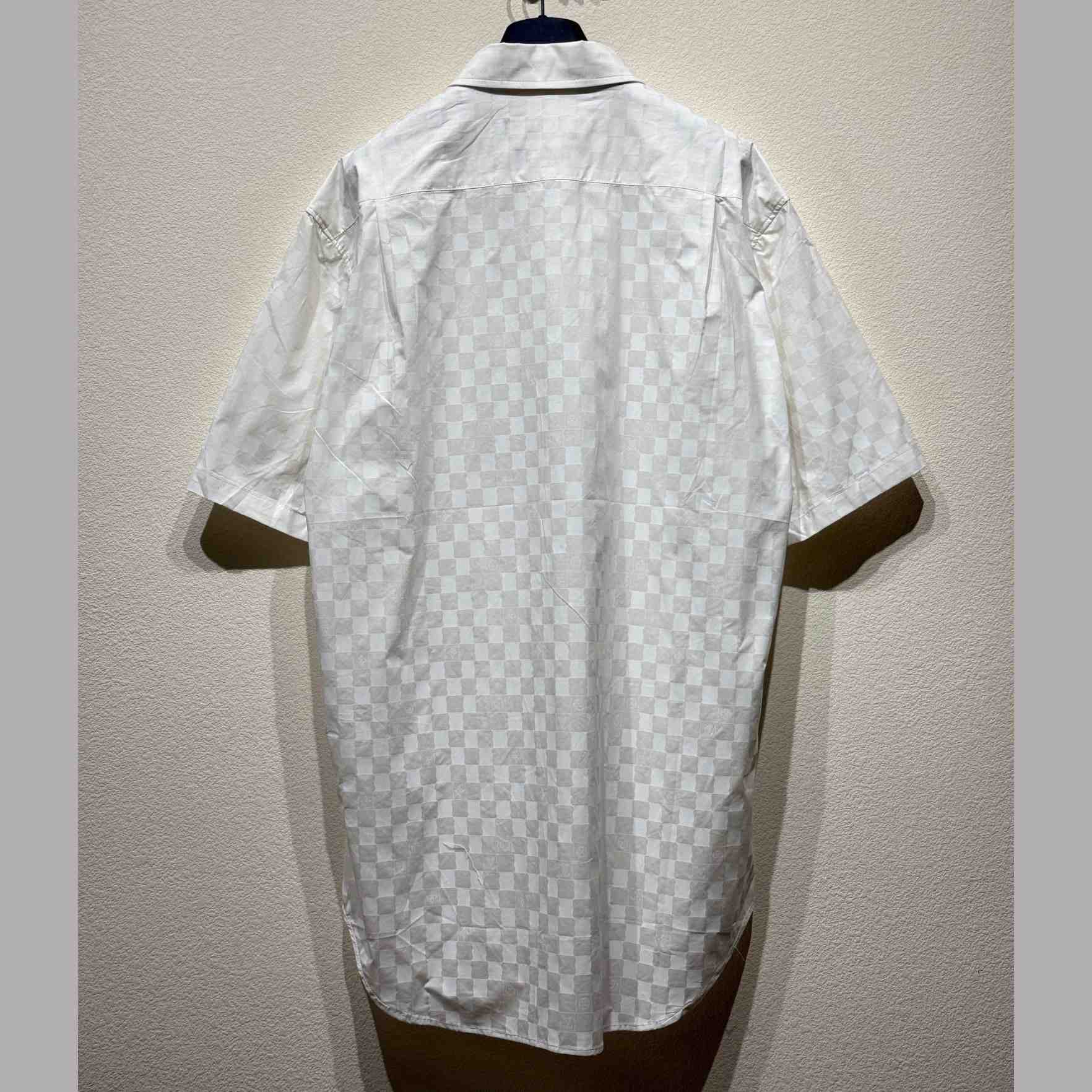 Louis Vuitton Short-Sleeved Cotton Shirt  1AFJW5 - DesignerGu