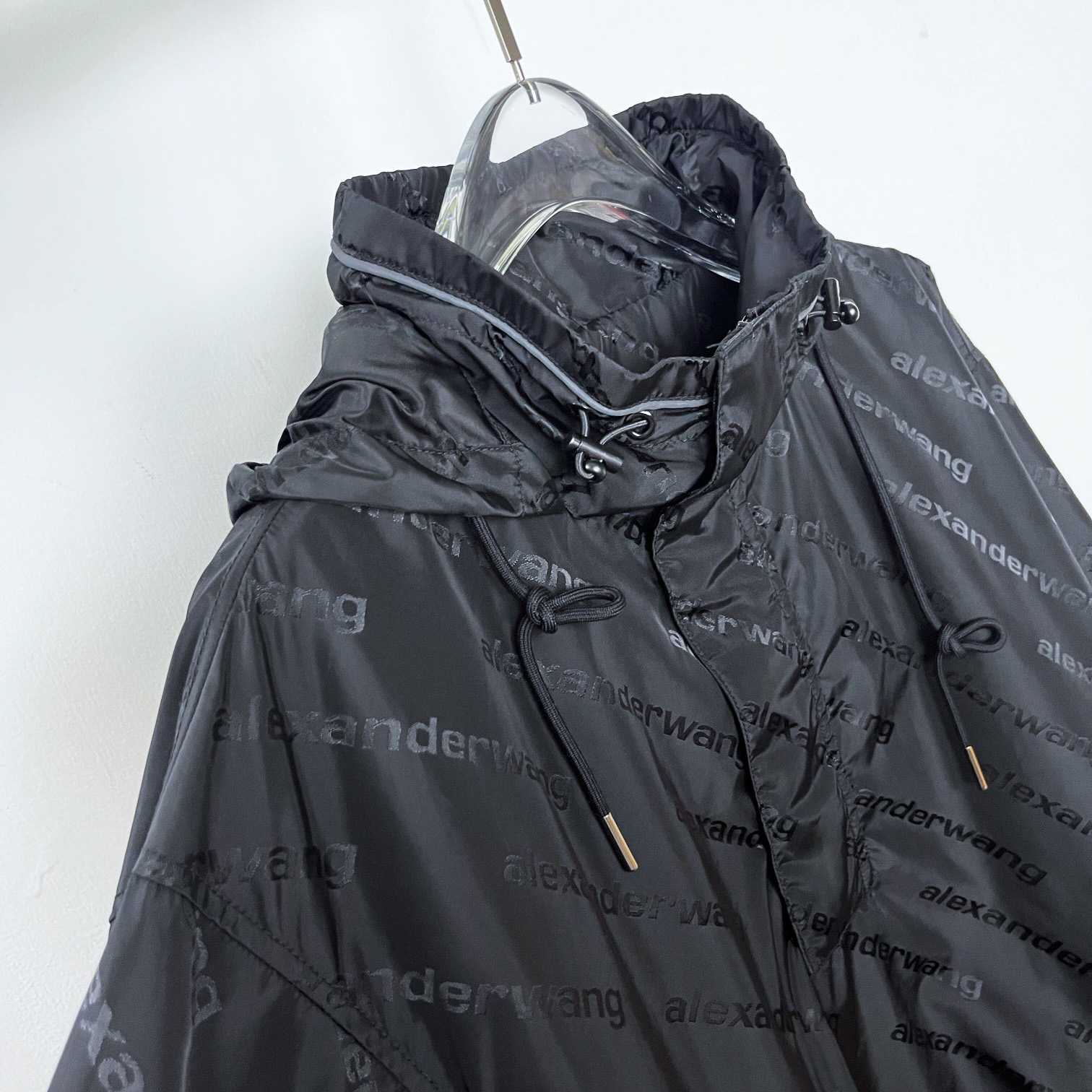 Alexander Wang Monogram Logo-print Pullover Jacket - DesignerGu