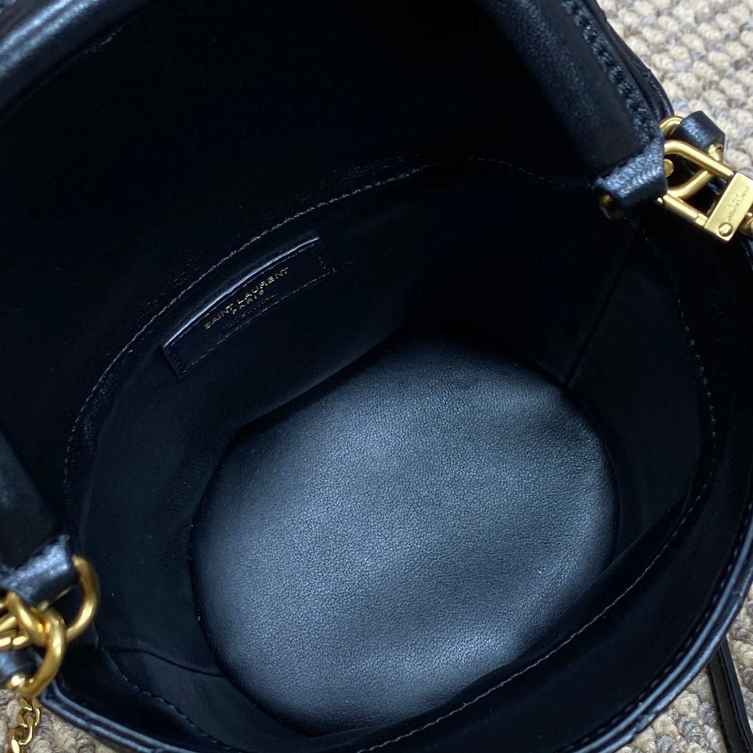 Saint Laurent Gaby Bucket Bag In Lambskin  - DesignerGu