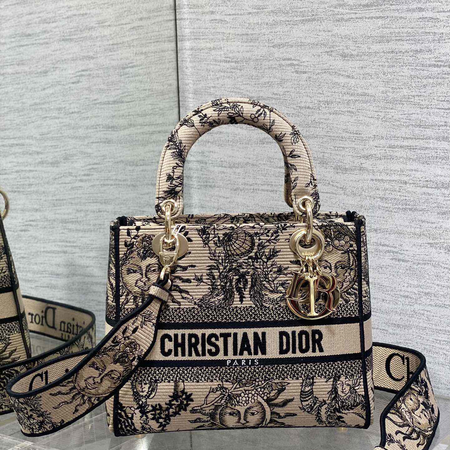 Dior Medium Lady D-Lite Bag - DesignerGu