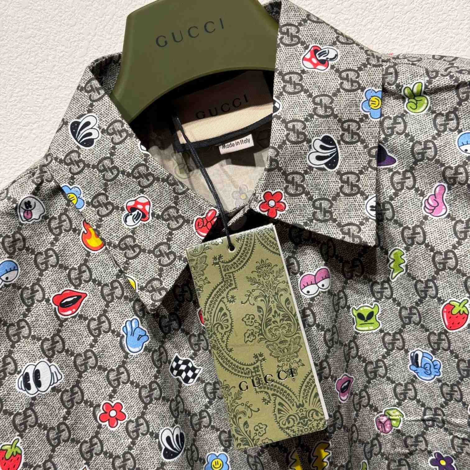 Gucci Cotton Poplin Shirt With Print - DesignerGu