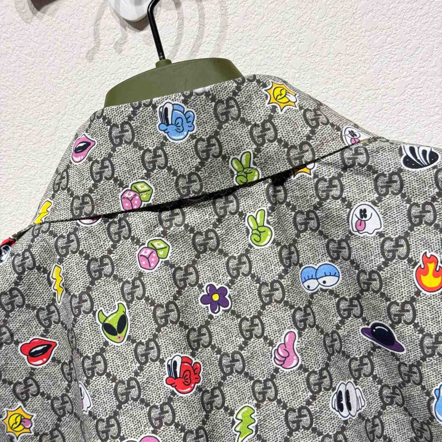 Gucci Cotton Poplin Shirt With Print - DesignerGu