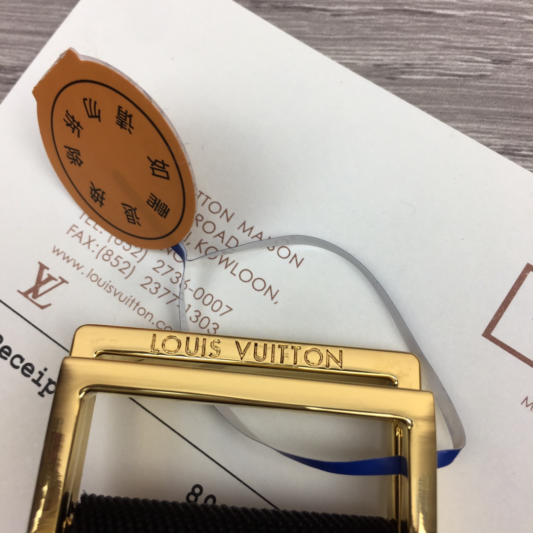 Louis Vuitton Monogram Belt  35mm - DesignerGu