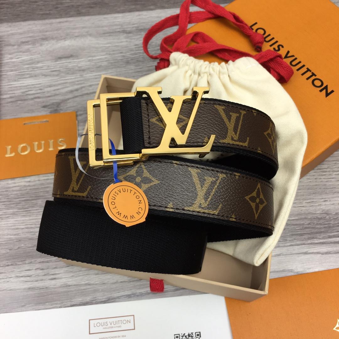 Louis Vuitton Monogram Belt  35mm - DesignerGu