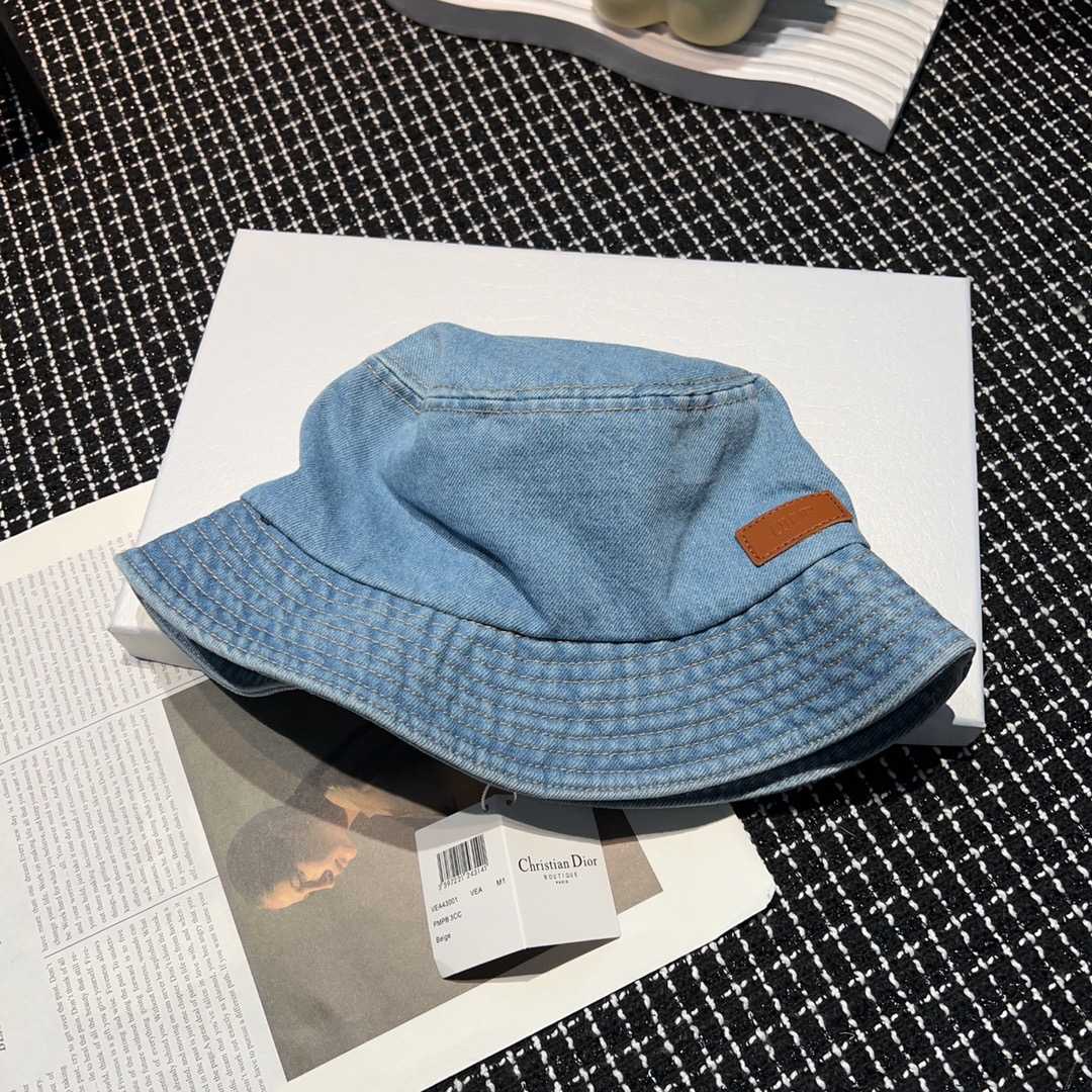 Dior Denim Bucket Hat - DesignerGu