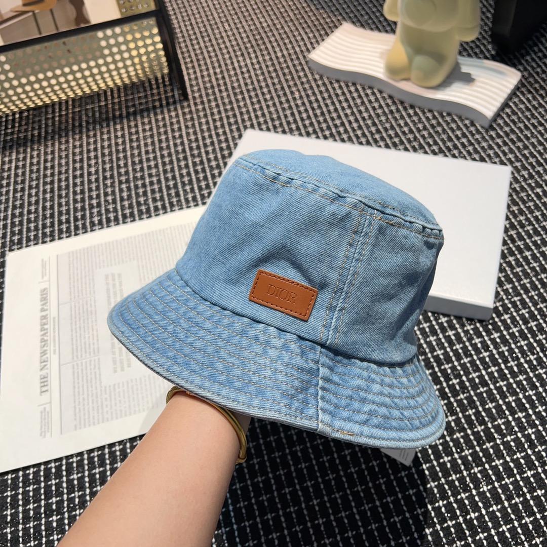 Dior Denim Bucket Hat - DesignerGu