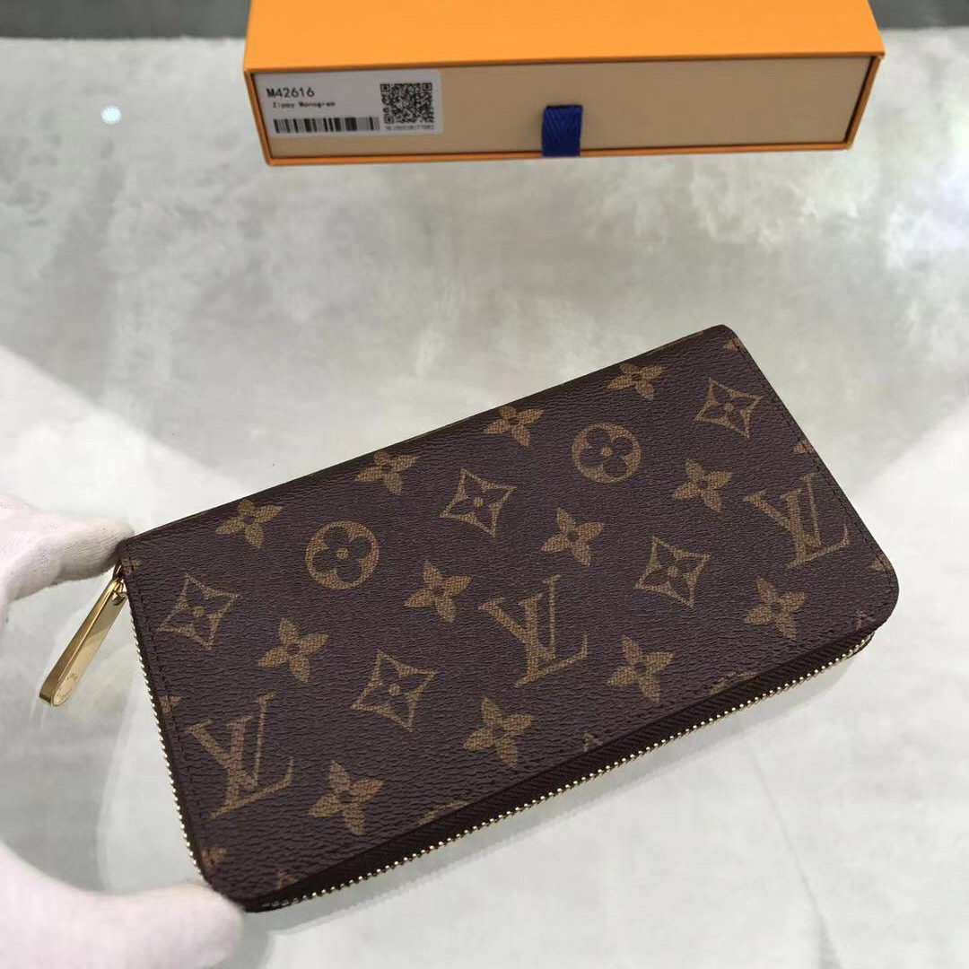 Louis Vuitton Zippy Wallet     M42616 - DesignerGu