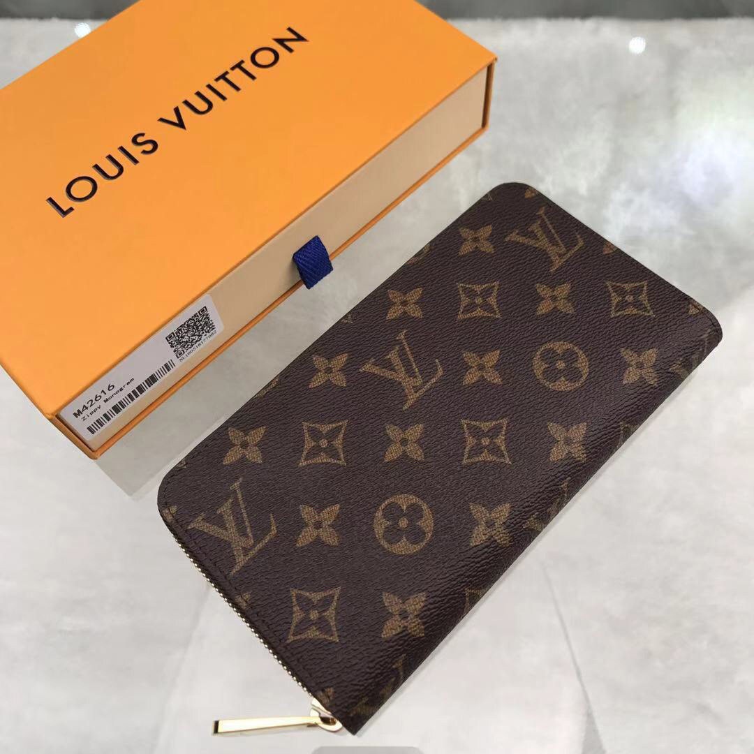 Louis Vuitton Zippy Wallet     M42616 - DesignerGu