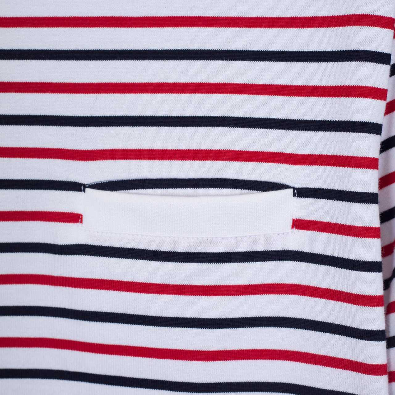 Thom Browne Striped Cotton Jersey T-shirt   1896 - DesignerGu