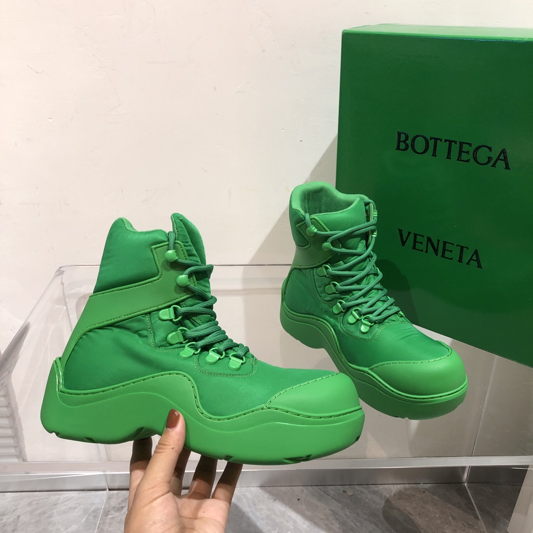 Bottega Veneta Puddle Bomber Lace-Up Boots  (50% Off Sale)  xz628 - DesignerGu