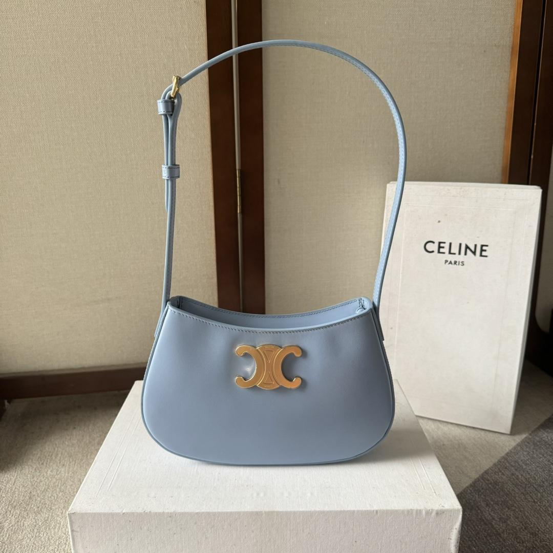 Celine Medium Tilly Bag In Shiny Calfskin  - DesignerGu