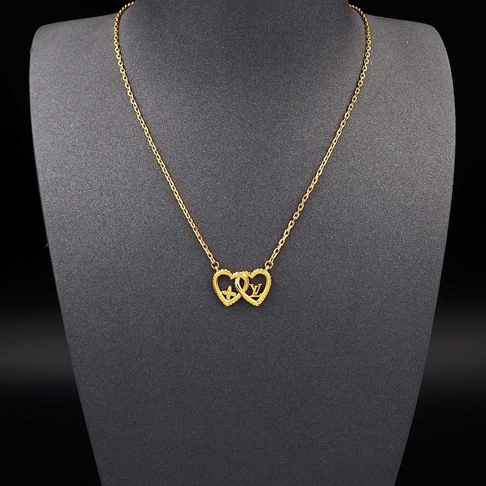 Louis Vuitton My LV Love Necklace - DesignerGu