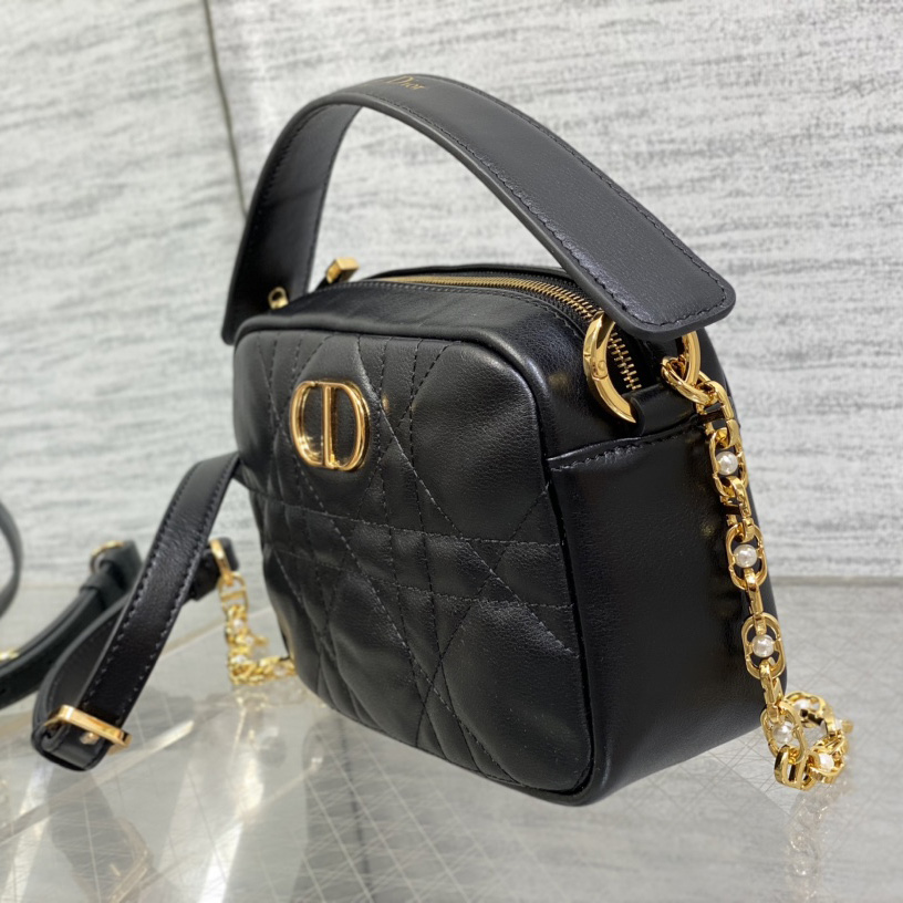 Dior Small Dior Caro Top Handle Camera Bag - DesignerGu