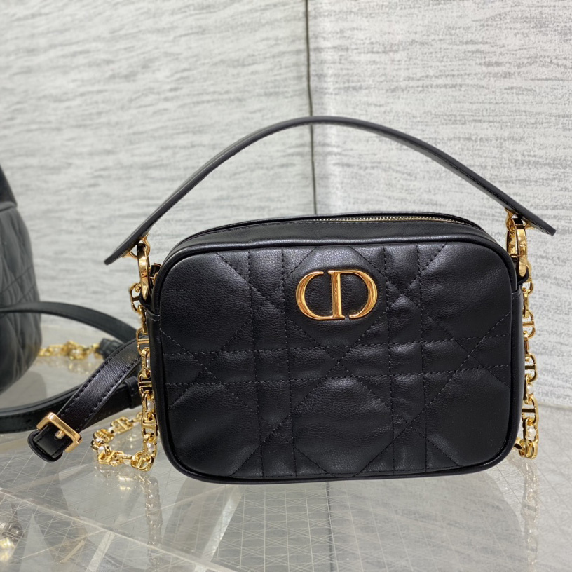 Dior Small Dior Caro Top Handle Camera Bag - DesignerGu