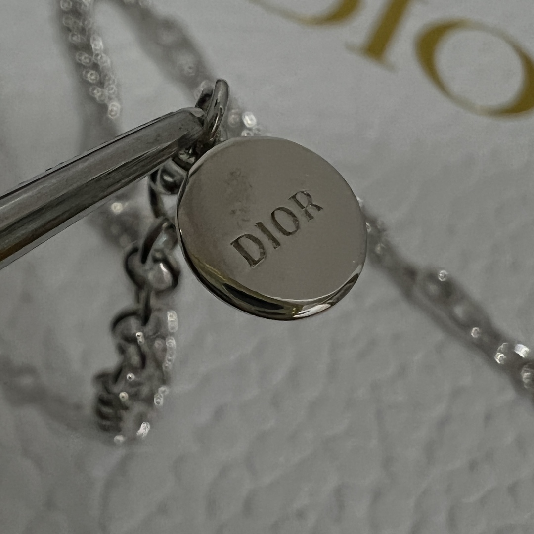 Dior CD Icon Thin Chain Link Bracelet - DesignerGu