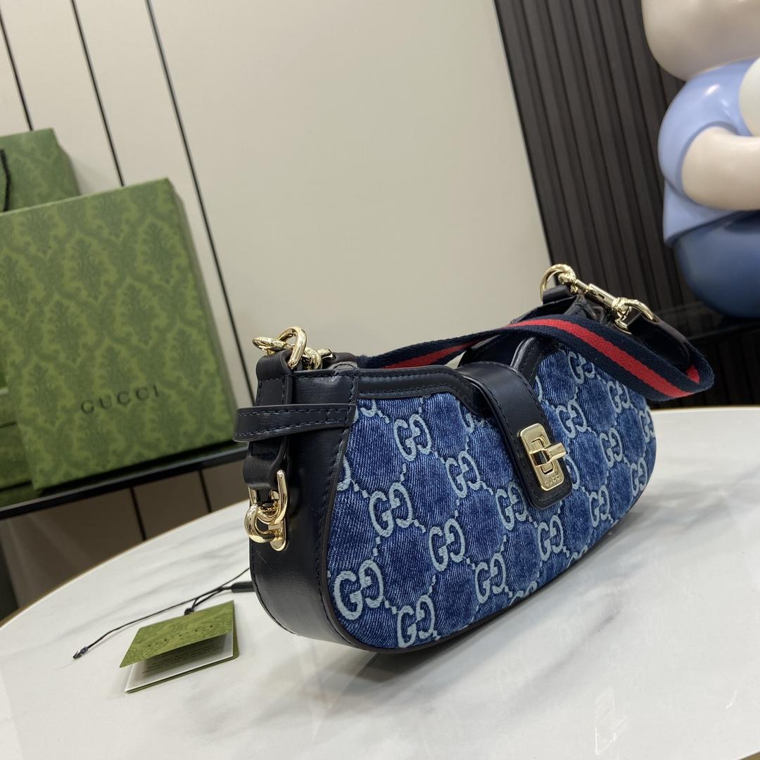 Gucci Moon Side Mini Shoulder Bag - DesignerGu