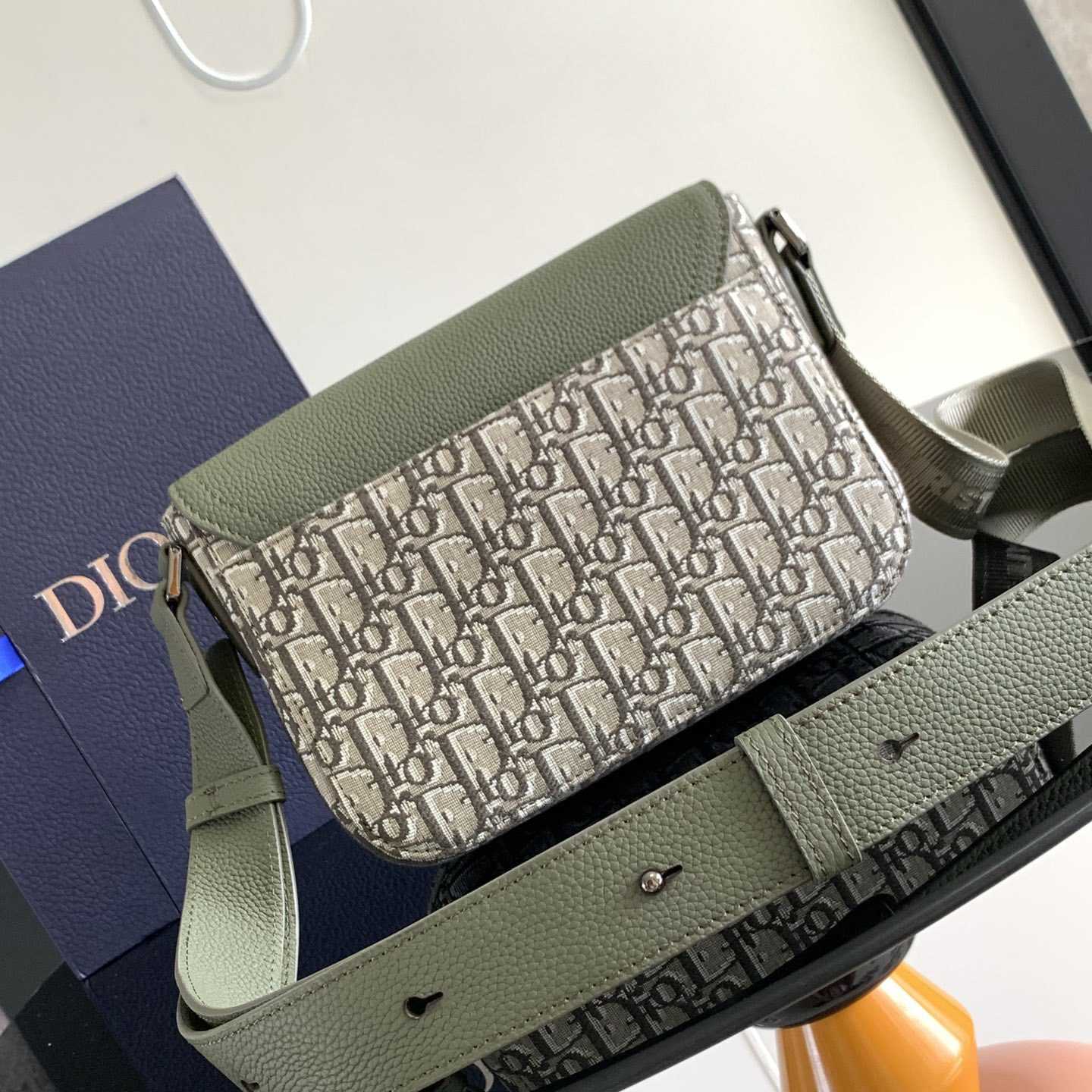 Dior Small Saddle Messenger Bag With Flap - DesignerGu