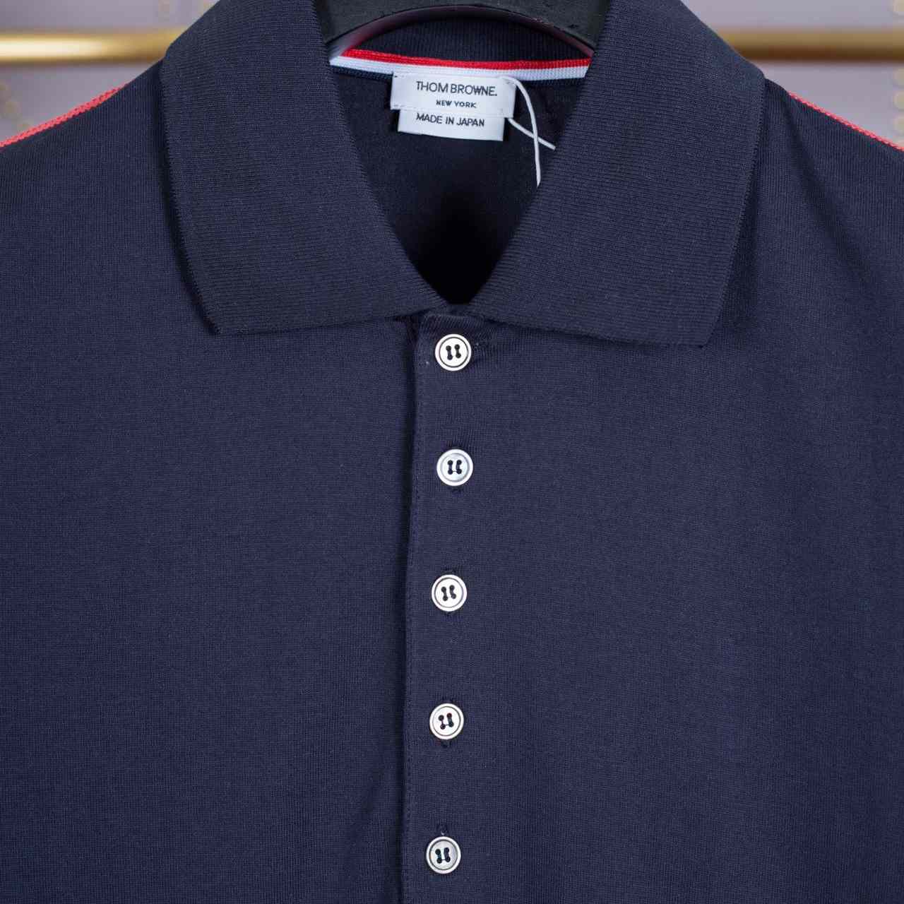 Thom Browne Cotton Piqué Polo Shirt   TB1795 - DesignerGu