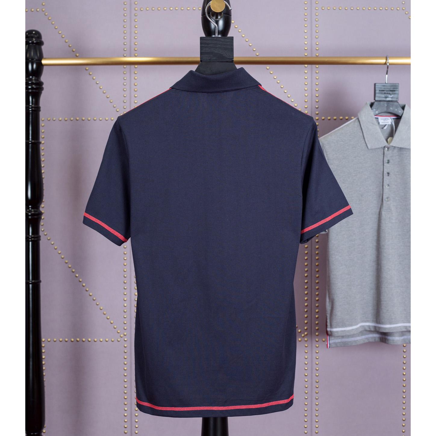 Thom Browne Cotton Piqué Polo Shirt   TB1795 - DesignerGu