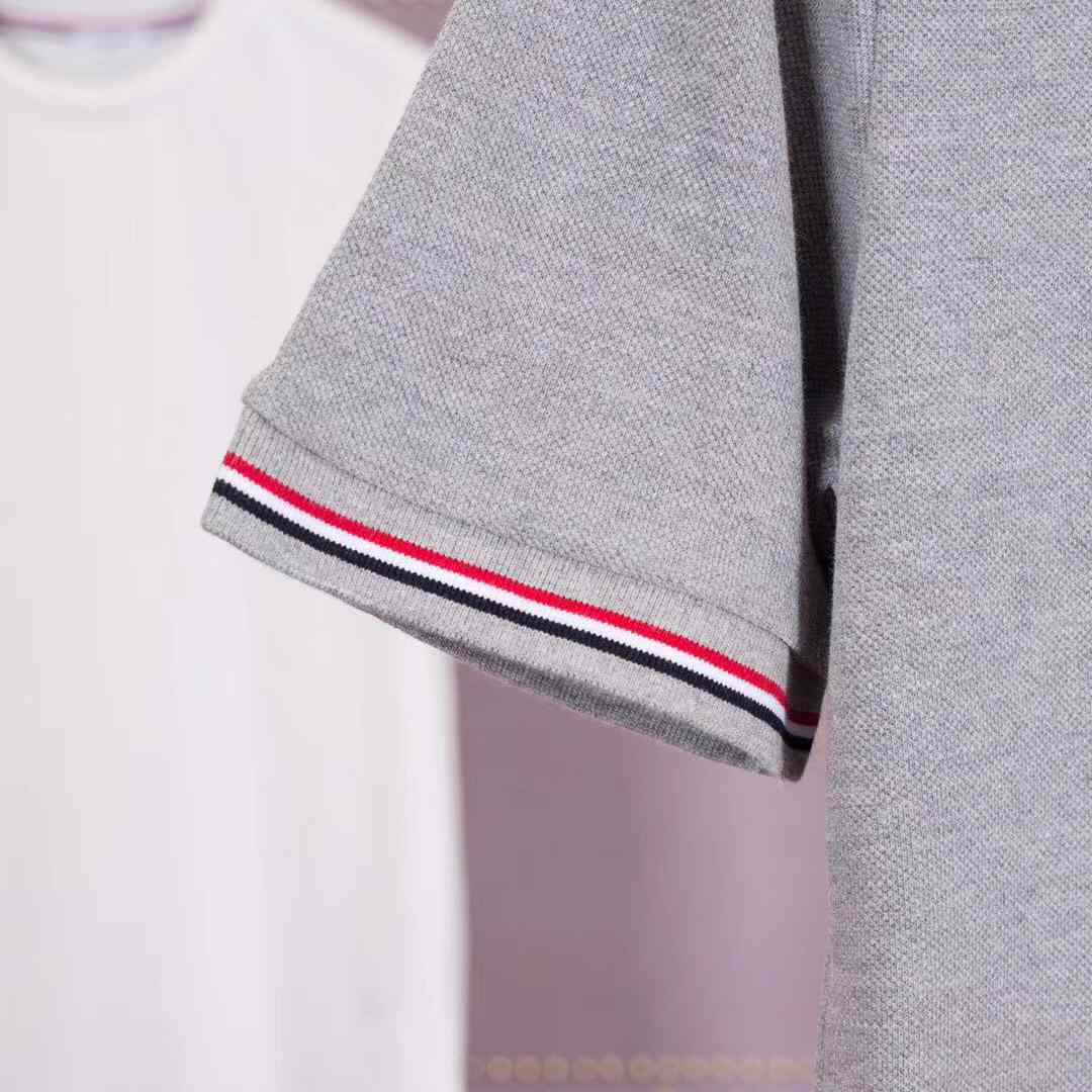 Thom Browne Bar Stripe Short-sleeve Polo   TB1767 - DesignerGu