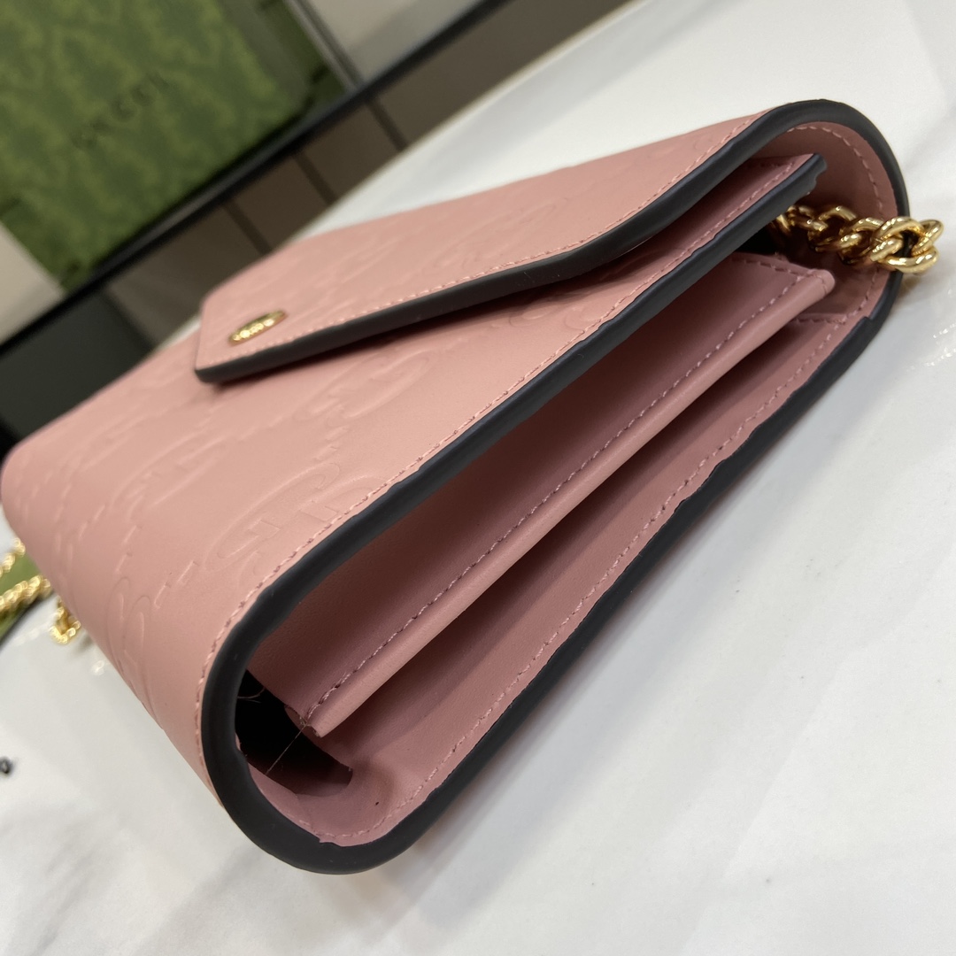 Gucci GG Chain Wallet - DesignerGu