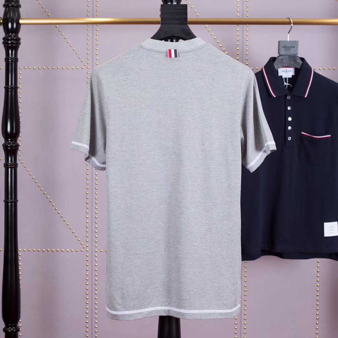 Thom Browne RWB Stripe Short Sleeve T-Shirt   TB1772 - DesignerGu