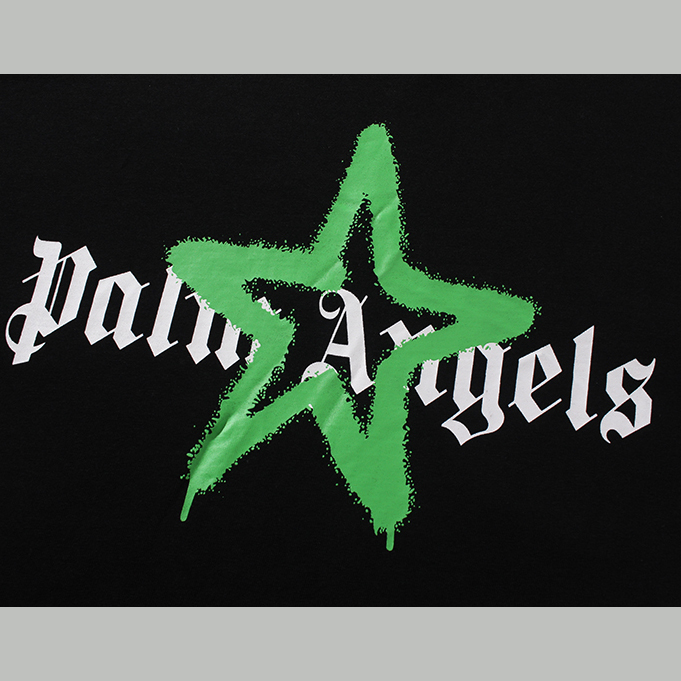 Palm Angels Star Sprayed T-Shirt - DesignerGu