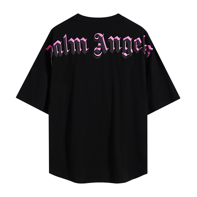  Palm Angels Doubled Logo Oversized T-shirt - DesignerGu