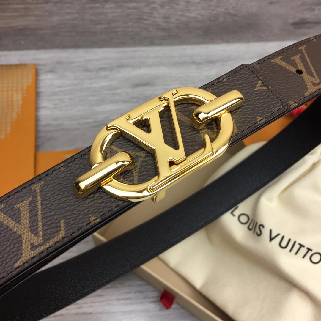 Louis Vuitton 30MM Reversible Belt - DesignerGu