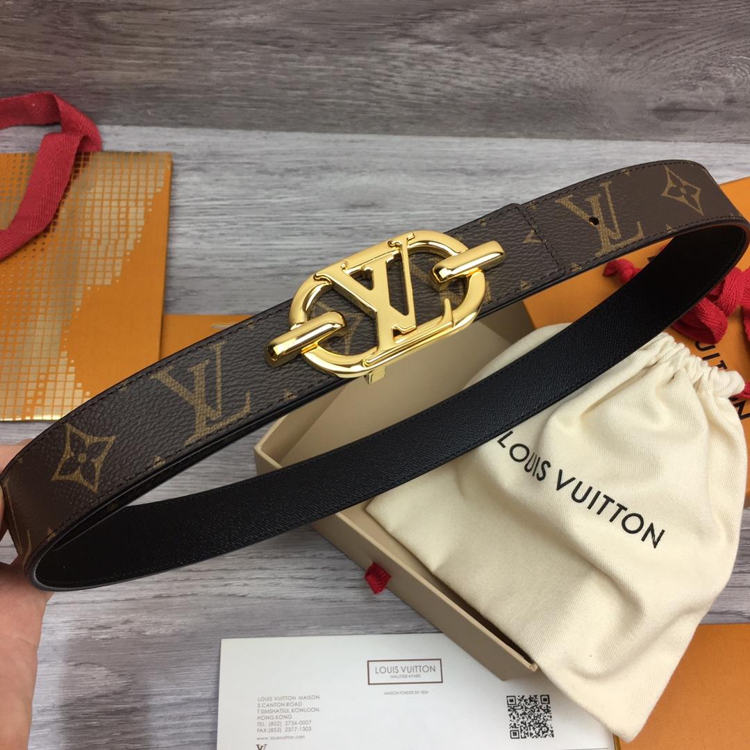 Louis Vuitton 30MM Reversible Belt - DesignerGu