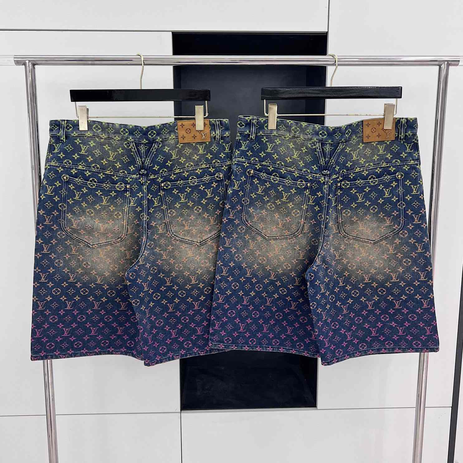 Louis Vuitton Monogram Denim Shorts - DesignerGu