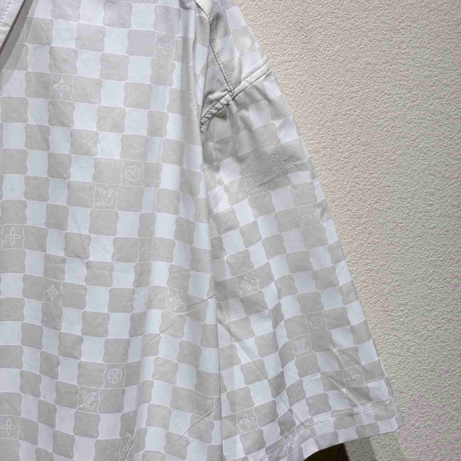 Louis Vuitton Short-Sleeved Cotton Shirt   1AFJW3 - DesignerGu