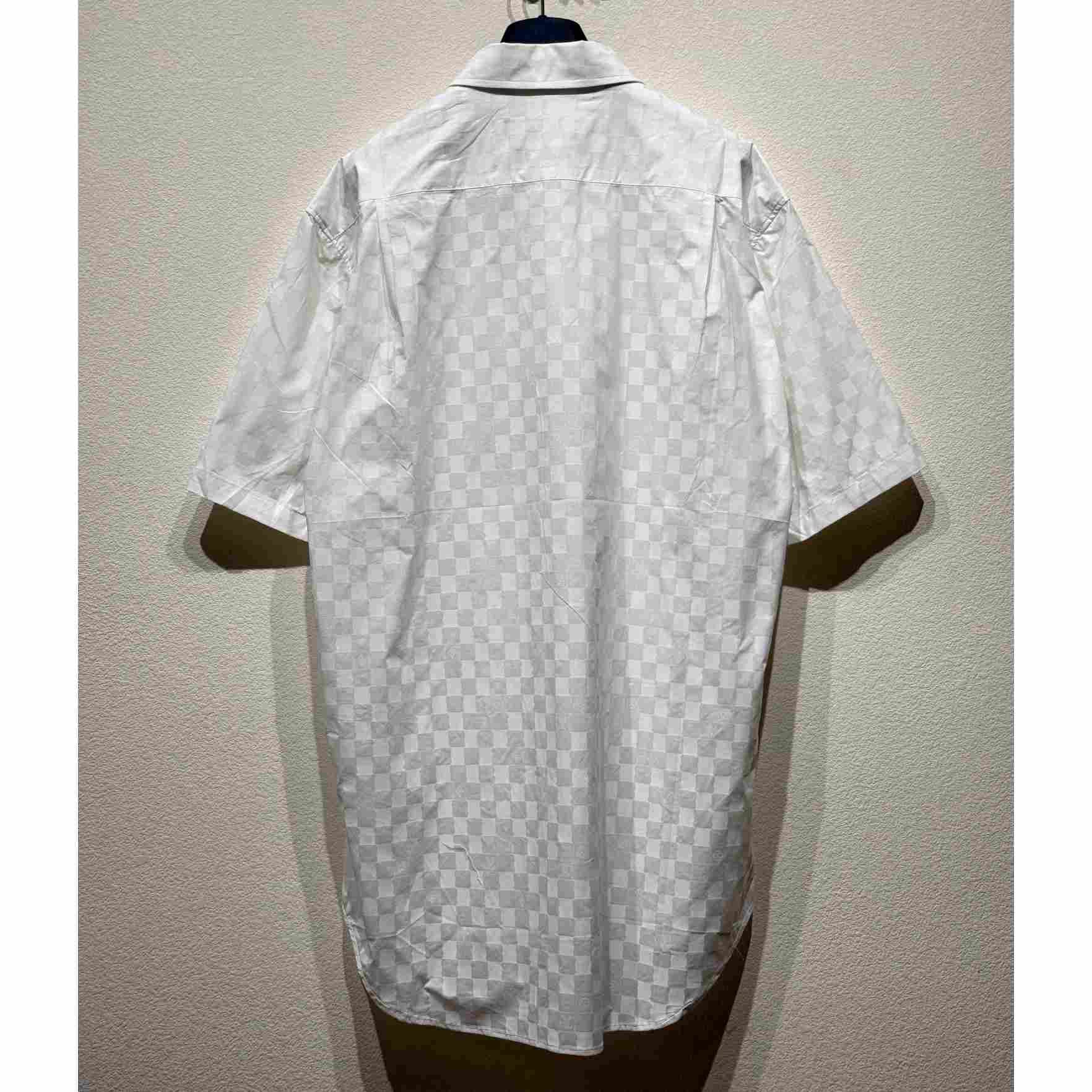 Louis Vuitton Short-Sleeved Cotton Shirt   1AFJW3 - DesignerGu