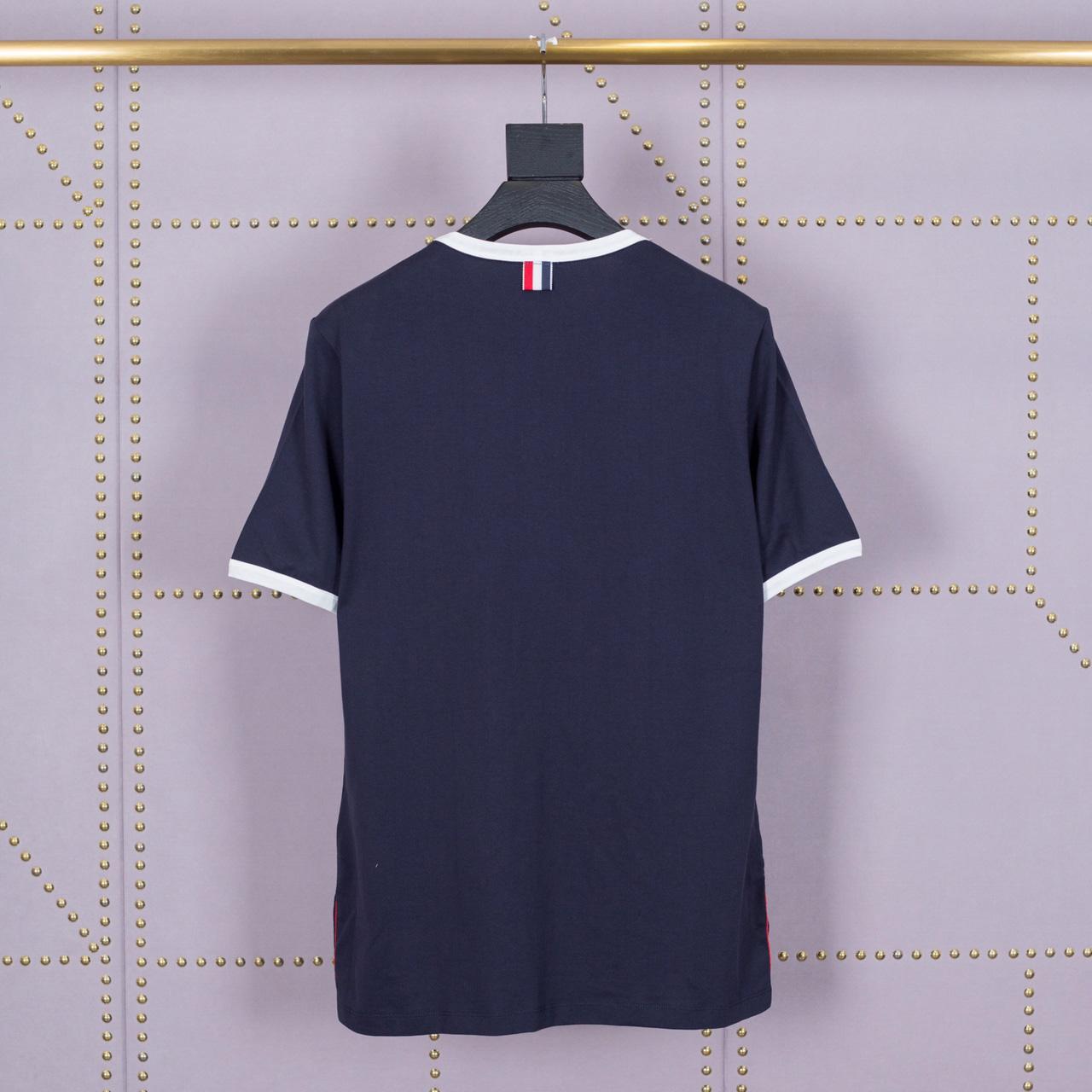 Thom Browne Short Sleeve T-Shirt   1886 - DesignerGu