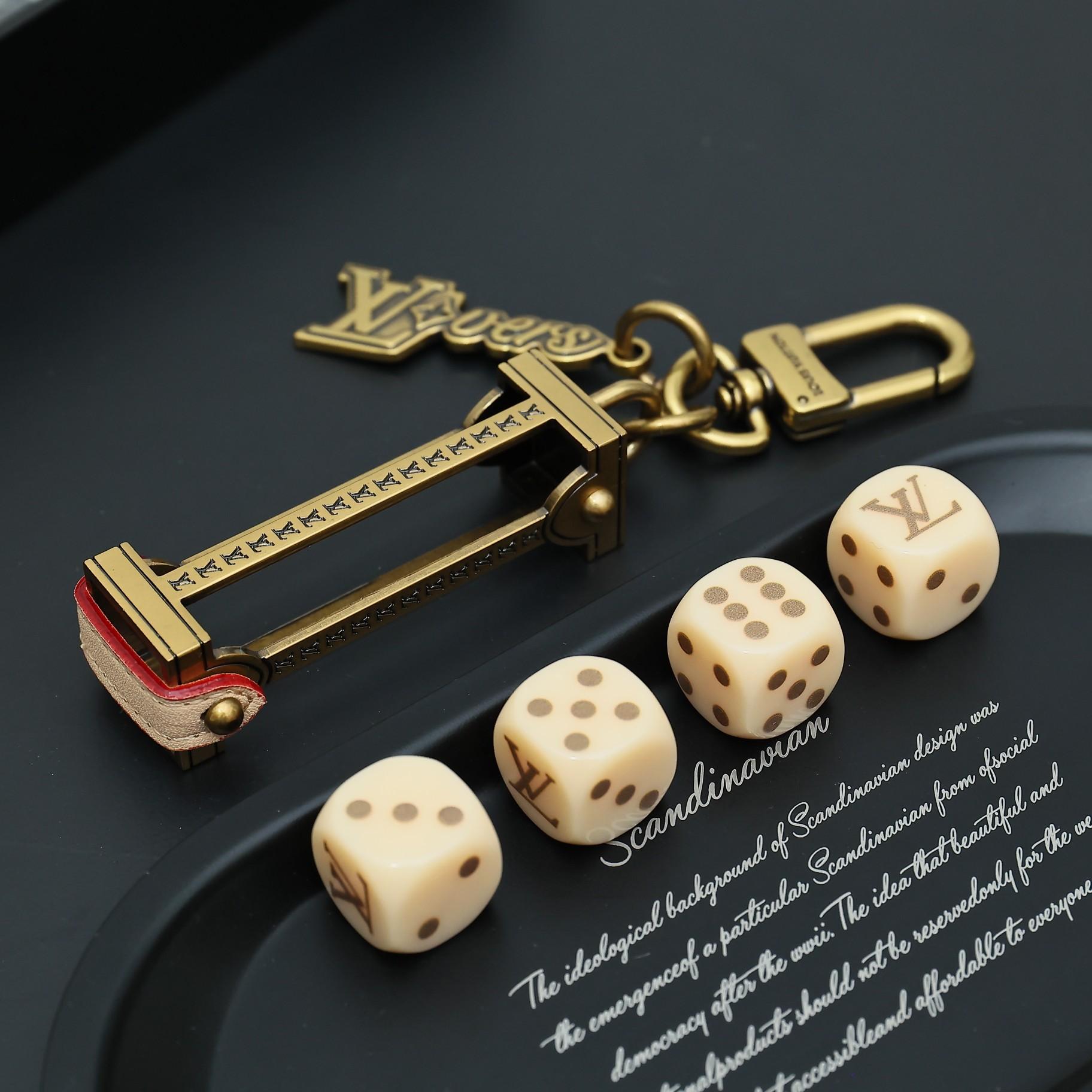 Louis Vuitton LV Lovers Dice Bag Charm & Key Holder  M01750 - DesignerGu