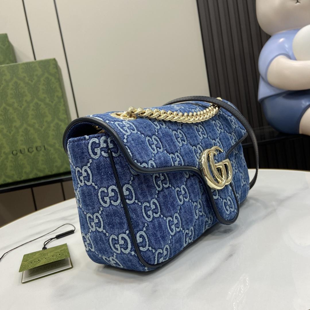 Gucci GG Marmont Small Shoulder Bag - DesignerGu