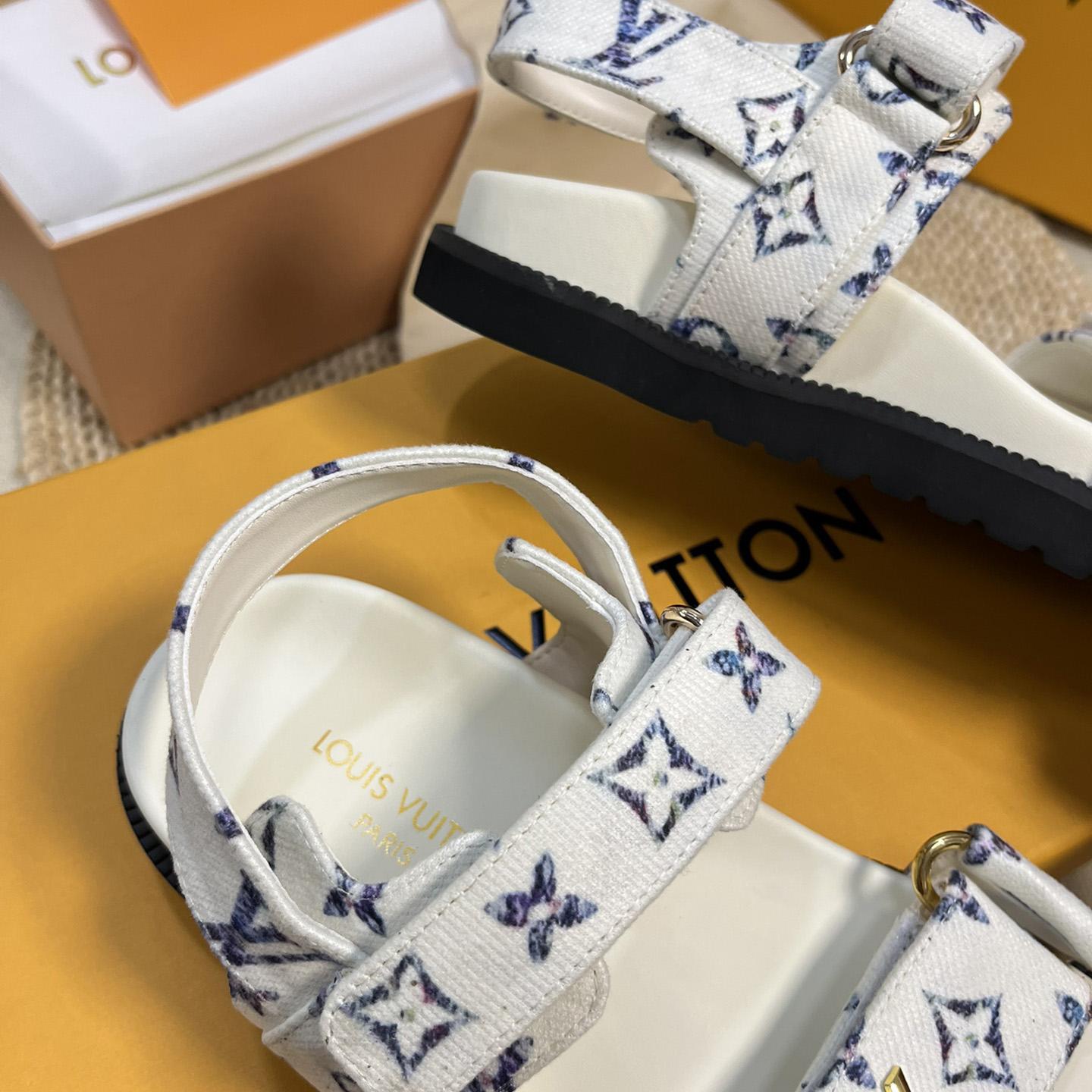 Louis Vuitton LV Sunset Comfort Flat Sandal    - DesignerGu