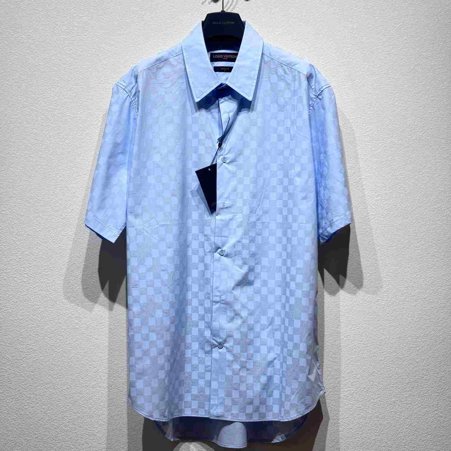 Louis Vuitton Short-Sleeved Cotton Shirt    - DesignerGu