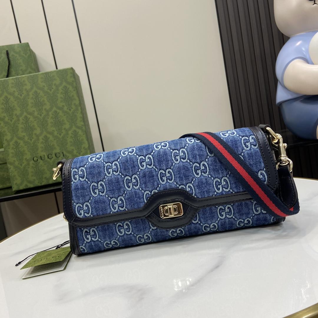 Gucci Luce Small Shoulder Bag - DesignerGu