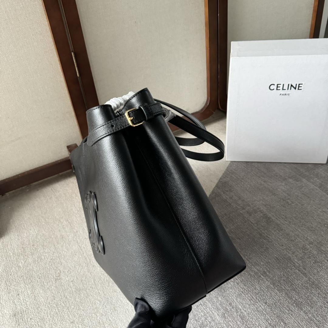 Celine Medium Cabas Anais Cuir Triomphe In Grained Calfskin - DesignerGu