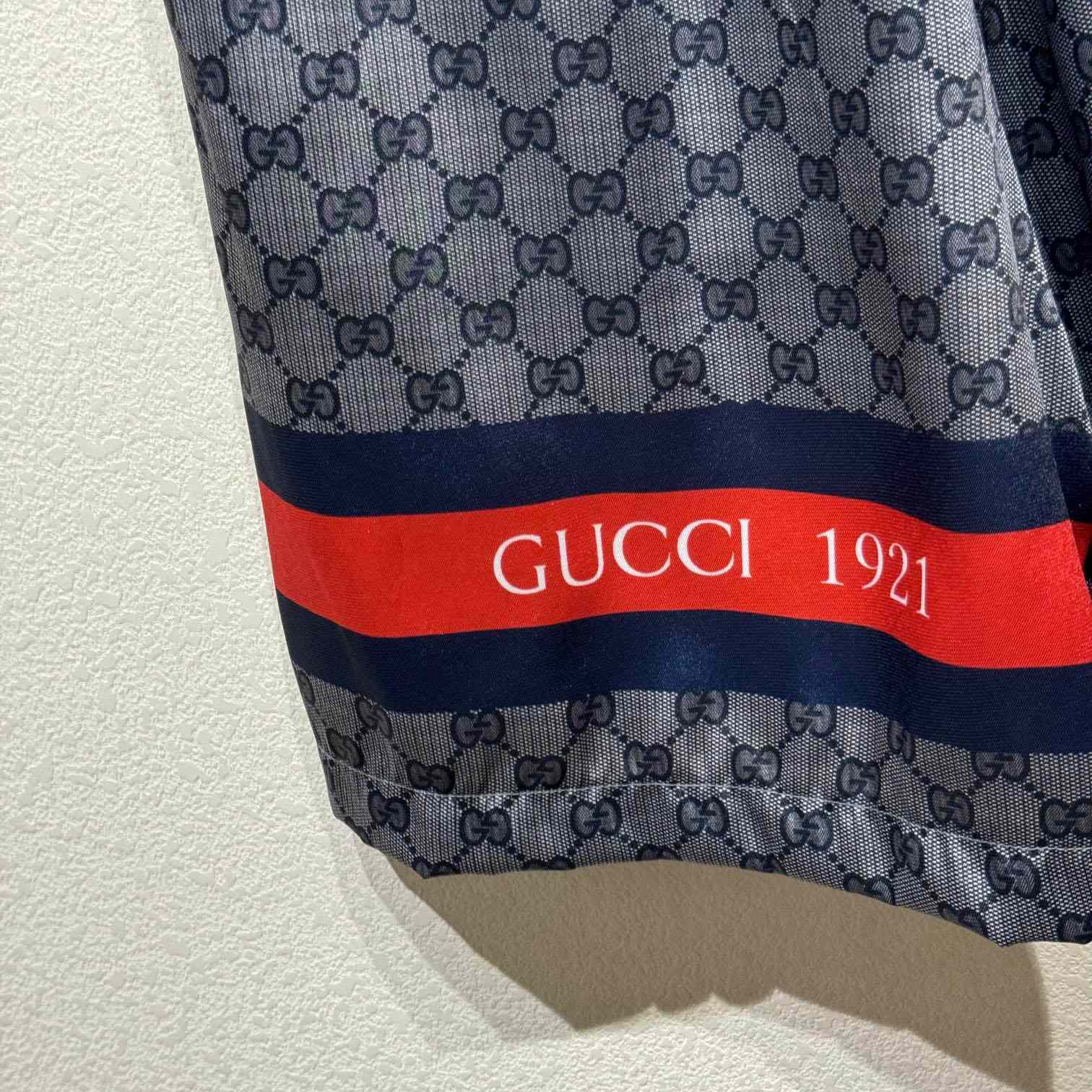 Gucci GG Nylon Jacquard Shorts - DesignerGu