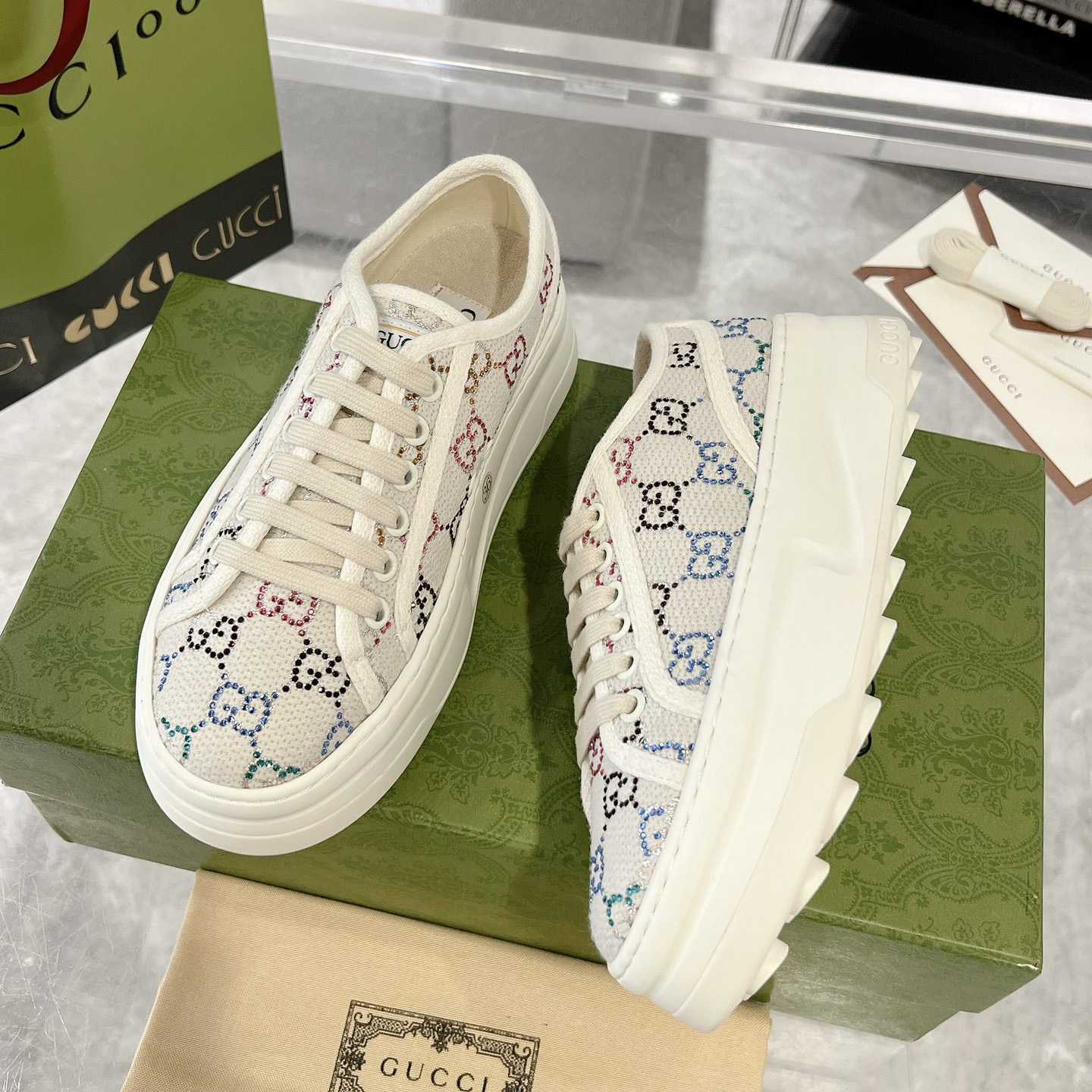 Gucci Women's GG Trainer  - DesignerGu