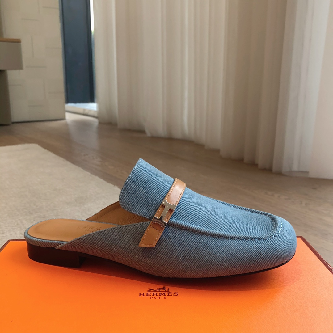 Hermes Iena Mule - DesignerGu