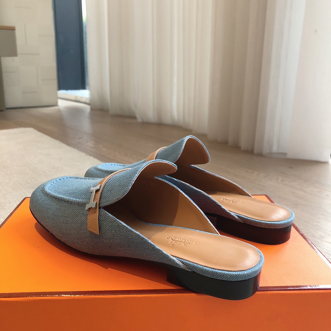 Hermes Iena Mule - DesignerGu