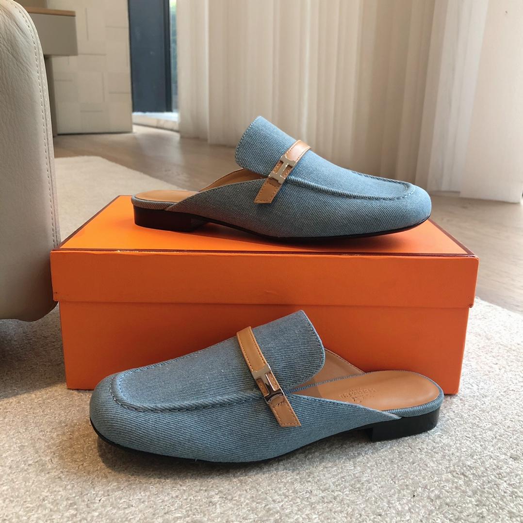 Hermes Iena Mule - DesignerGu