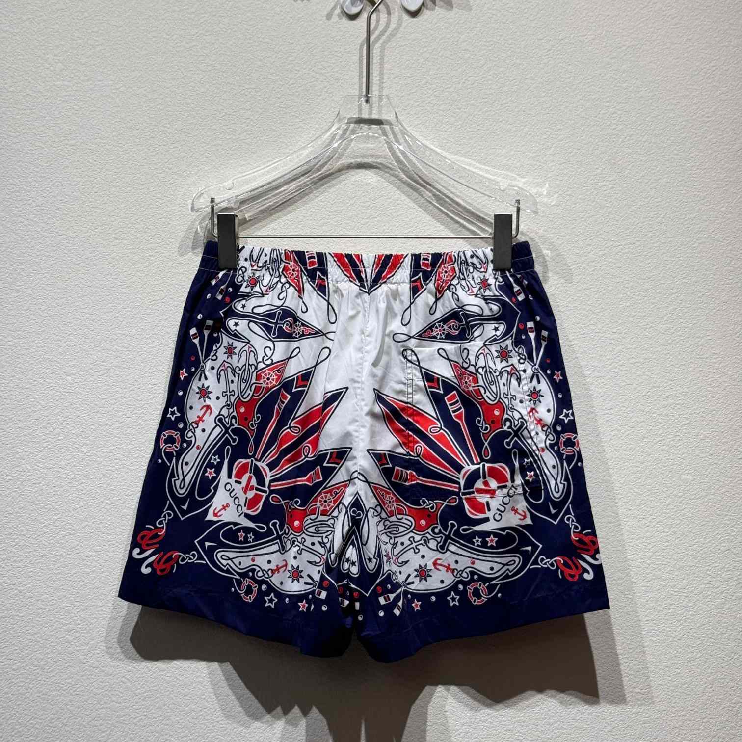 Gucci Bandana Print Cotton Short - DesignerGu