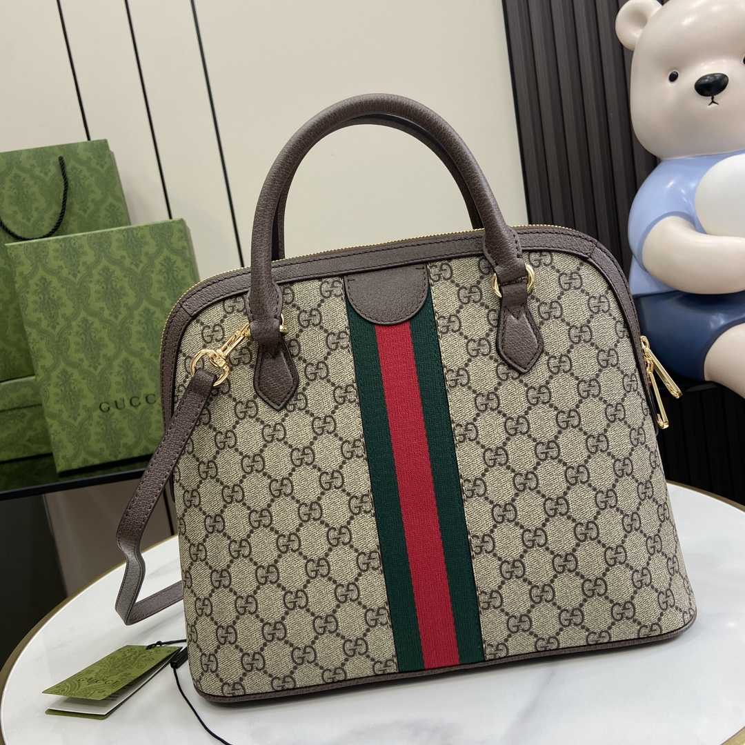 Gucci Ophidia Medium Top Handle Bag - DesignerGu