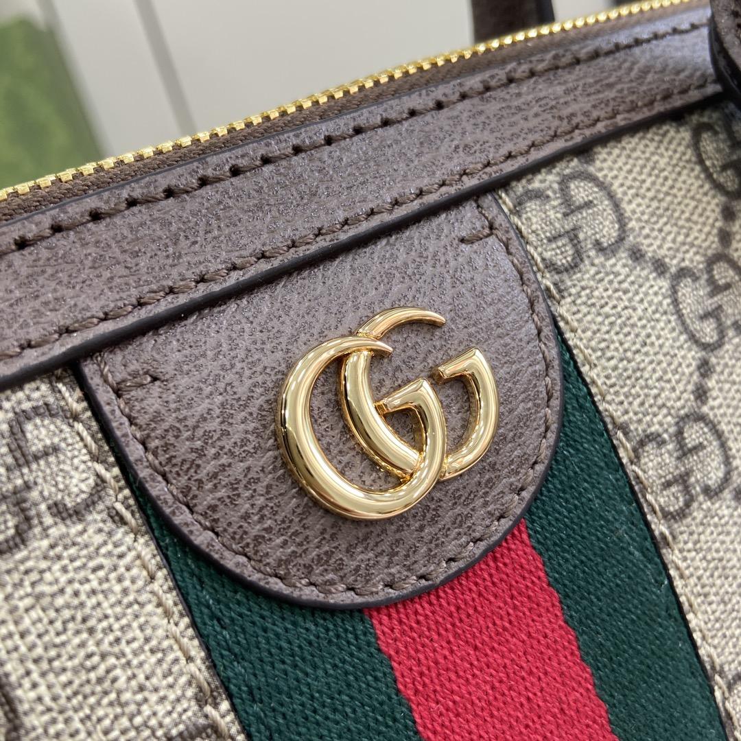 Gucci Ophidia Medium Top Handle Bag - DesignerGu