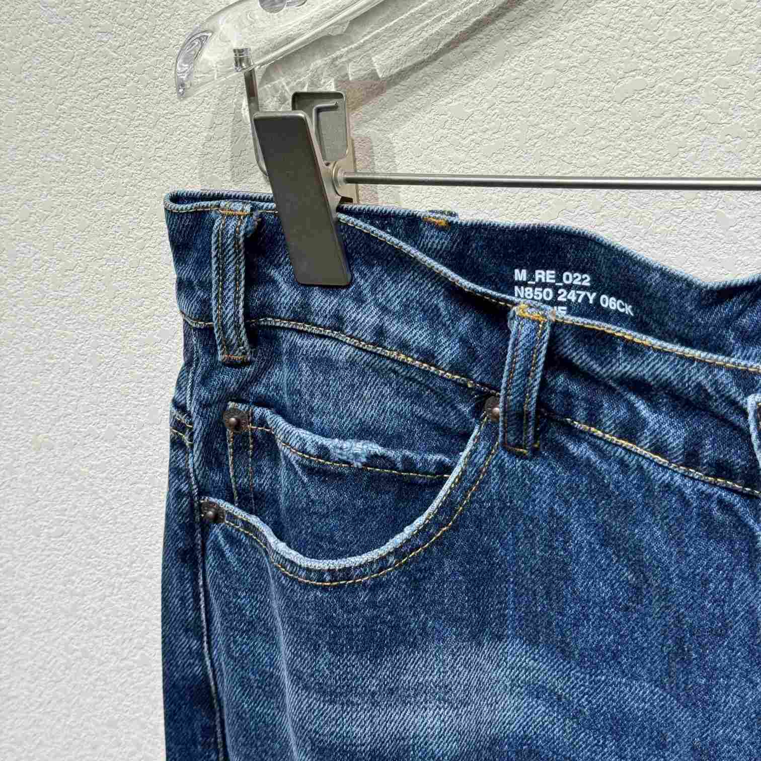 Celine Wesley Jeans In Blue Destroyed Denim  - DesignerGu